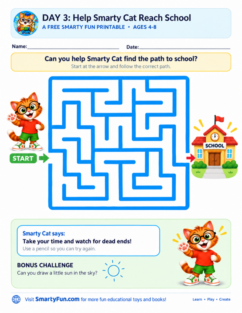 Help Smarty Cat Reach School