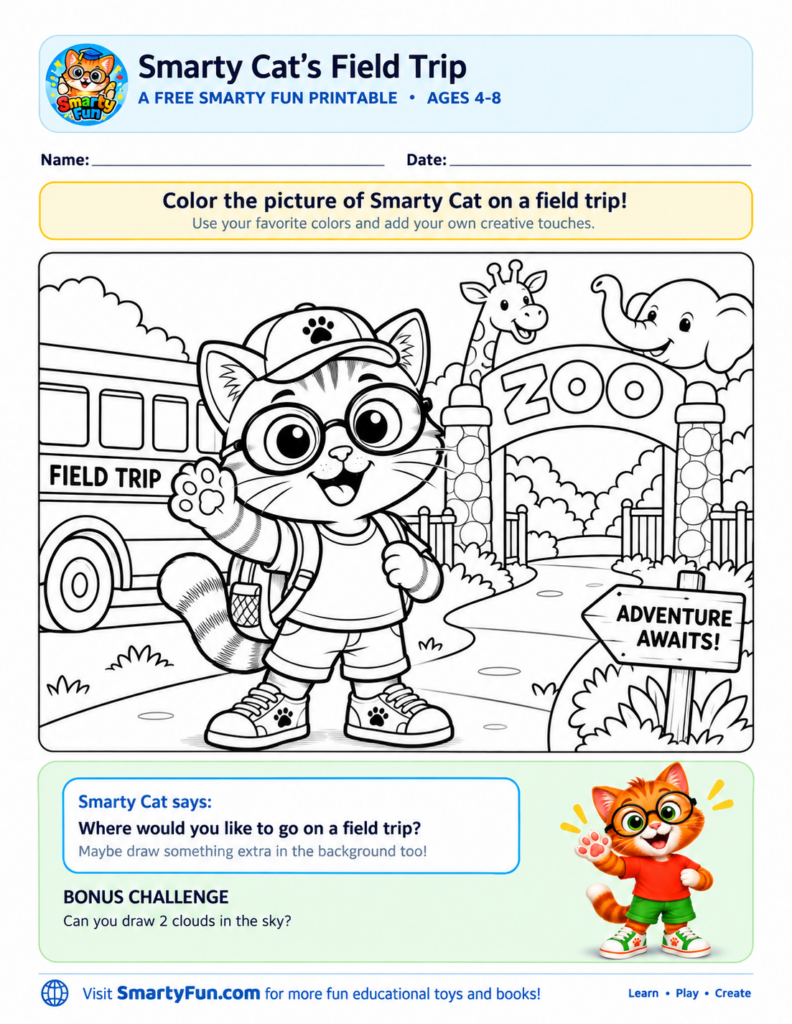 Smarty Cat’s Field Trip