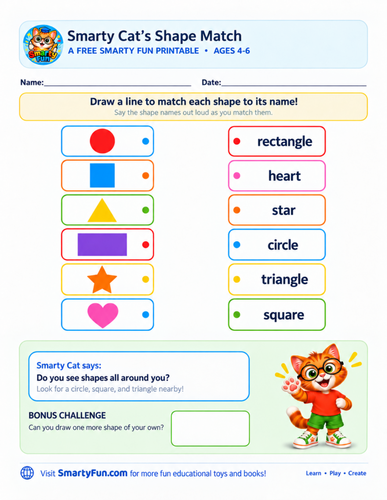 Smarty Cat’s Shape Match